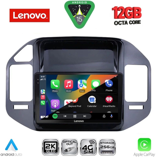 LENOVO SSZ 12444_CPA (9inc) MULTIMEDIA TABLET for MITSUBISHI PAJERO mod. 1999-2006