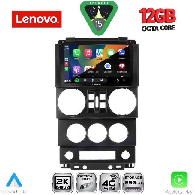 LENOVO SSZ 12294_CPA (9inc) MULTIMEDIA TABLET for JEEP WRANGLER  mod. 2006-2011