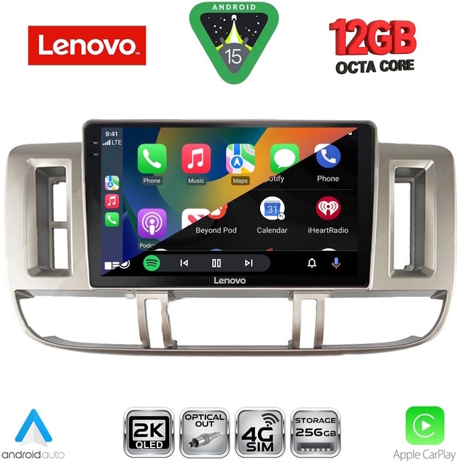LENOVO SSZ 12474_CPA (9inc) MULTIMEDIA TABLET for NISSAN XTRAIL mod. 2000-2004