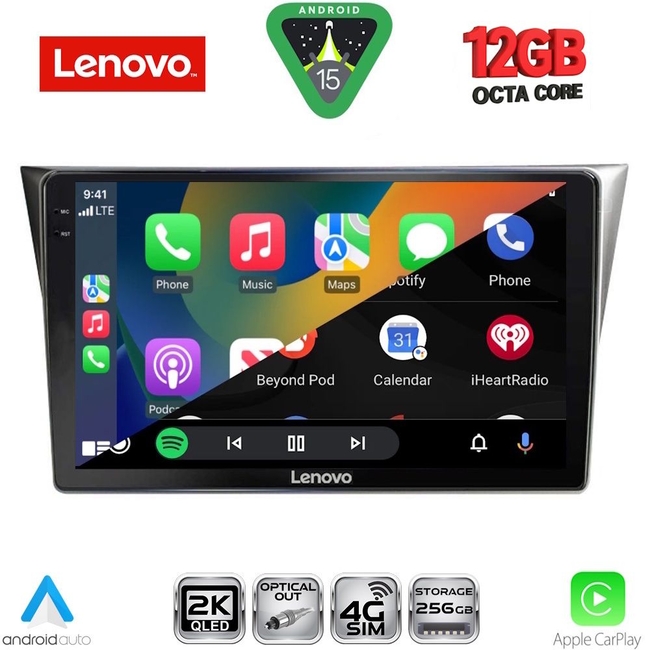 LENOVO SSZ 12659_CPA (9inc) MULTIMEDIA TABLET for SUBARU IMPREZA mod. 2002-2008