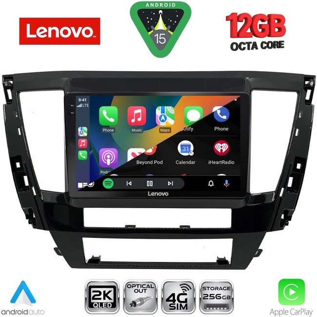 LENOVO SSZ 12447S_CPA (9inc) MULTIMEDIA TABLET for MITSUBISHI PAJERO SPORT mod. 2020-2026