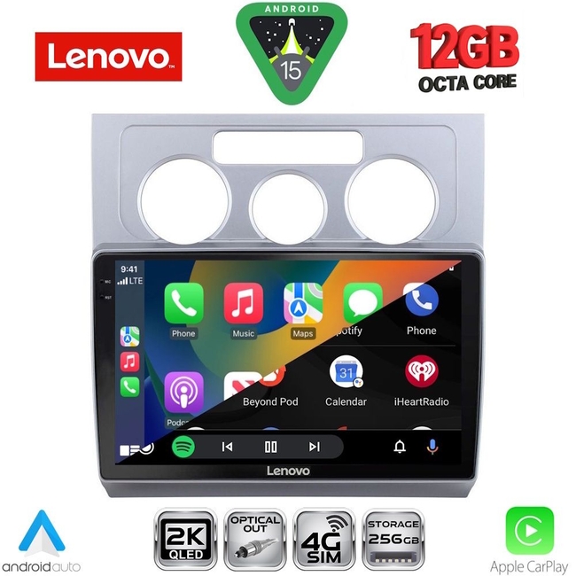 LENOVO SSZ 12767_CPA A/C (10inc) MULTIMEDIA TABLET for VW TOURAN mod. 2003-2010