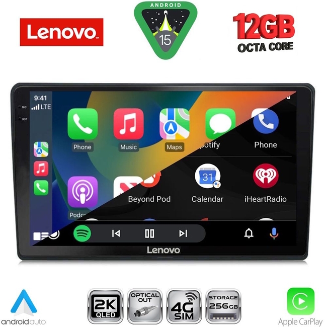 LENOVO SSZ 12699_CPA (10inc) MULTIMEDIA TABLET for TOYOTA AURIS mod. 2013-2015
