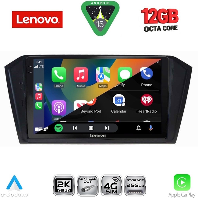 LENOVO SSZ 12750_CPA (10inc) MULTIMEDIA TABLET for VW PASSAT mod. 2016-2023