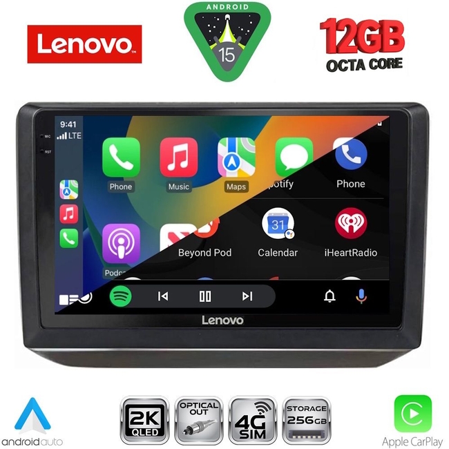 LENOVO SSZ 12581_CPA (10inc) MULTIMEDIA TABLET for SKODA FABIA mod. 2008-2014