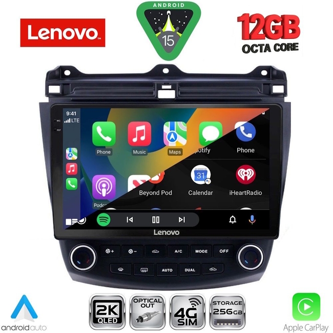 LENOVO SSZ 12182_CPA (10inc) MULTIMEDIA TABLET for HONDA ACCORD mod. 2003-2007