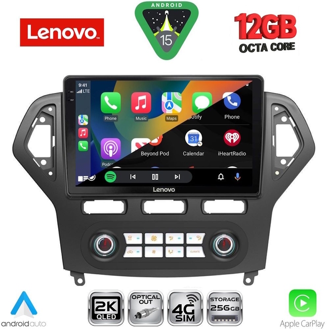 LENOVO SSZ 12162_CPA CLIMA (10inc) MULTIMEDIA TABLET for FORD MONDEO mod. 2007-2011