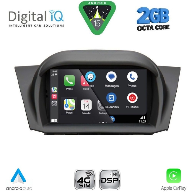 DIGITAL IQ BLF 375_CPA (7" DECK) MULTIMEDIA OEM for FORD FIESTA mod. 2008-2017