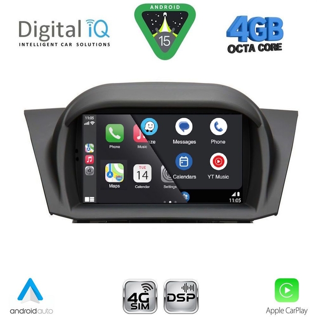 DIGITAL IQ BLG 475_CPA (7″ DECK) MULTIMEDIA OEM for FORD FIESTA mod. 2008-2017