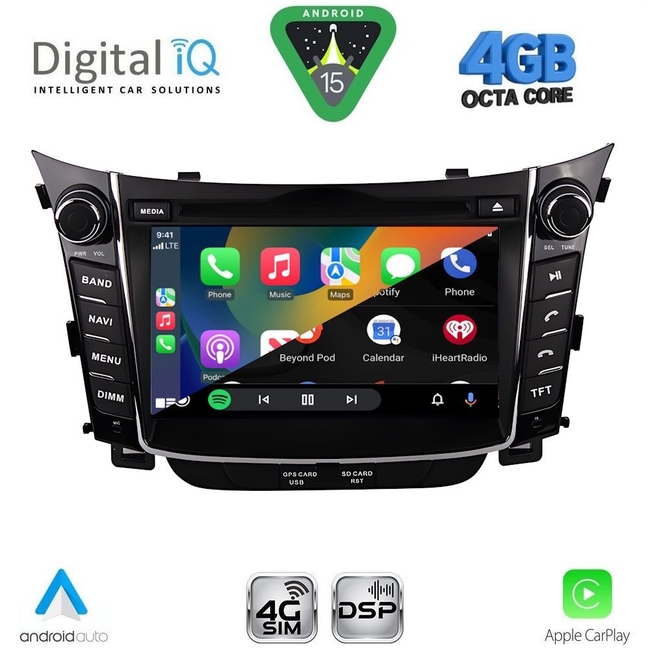 DIGITAL IQ BLG 426_CPA (7″ DECK) MULTIMEDIA OEM for HYUNDAI i30  mod. 2012-2017