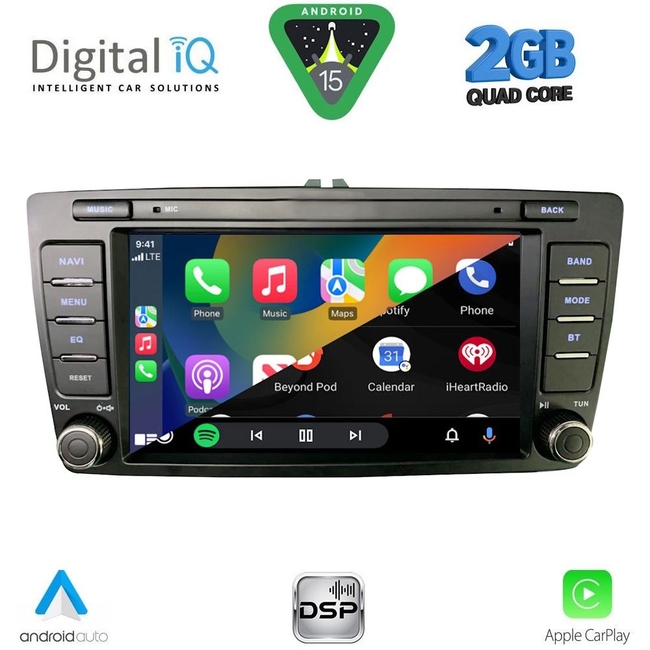 DIGITAL IQ BLD 005_CPA (8" DECK) MULTIMEDIA for SKODA OCTAVIA mod. 2005-2012