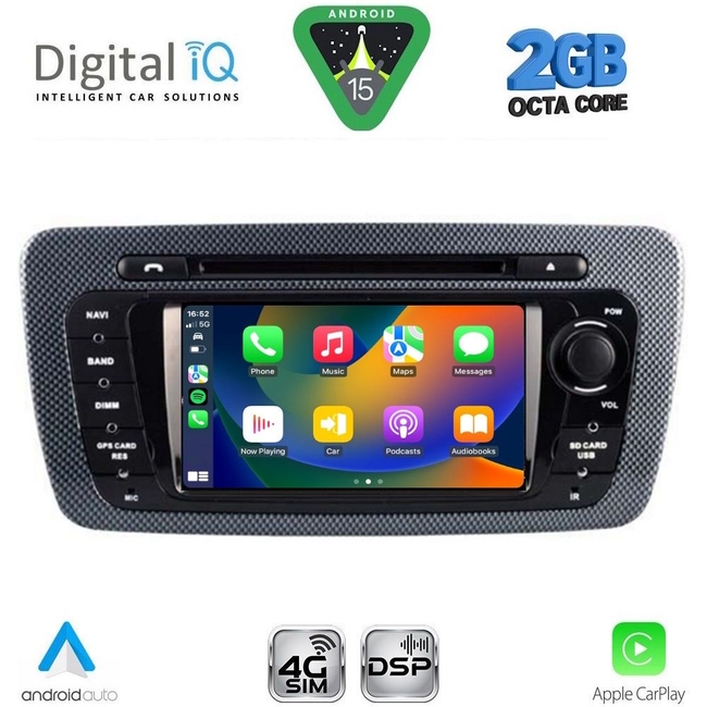 DIGITAL IQ MSF 346_CPA (7” DECK) MULTIMEDIA SYSTEM for SEAT IBIZA mod. 2008-2015