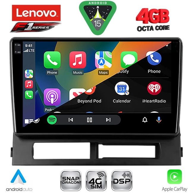 LENOVO SSQ 9728DASH_CPA (9inc) MULTIMEDIA TABLET for TOYOTA PRIUS mod. 2003-2009 (Supports Original Clima-HYBRID)