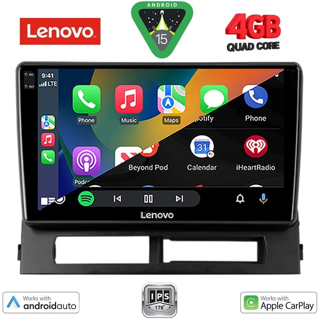 LENOVO LVE 8728DASH_CPAA (9inc) MULTIMEDIA TABLET for TOYOTA PRIUS mod. 2003-2009 (Supports Original Clima-HYBRID)