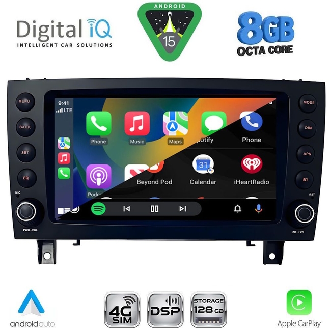 DIGITAL IQ BLM 796_CPA (8" DECK) MULTIMEDIA OEM for MERCEDES SLK (R171) mod. 2004-2010