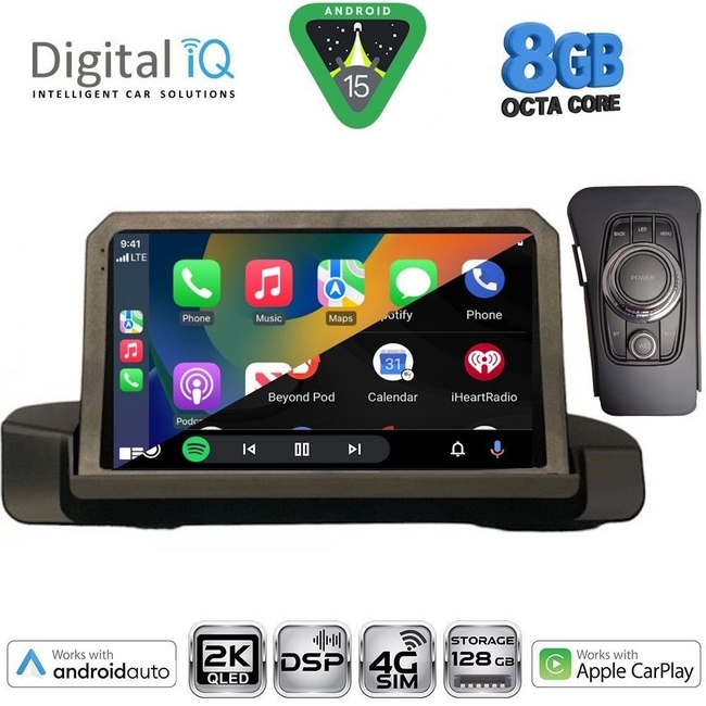 DIGITAL IQ BXF 11044_CPAA (9inc) MULTIMEDIA TABLET for BMW S.3 (E90-91-92) mod. 2005-2012