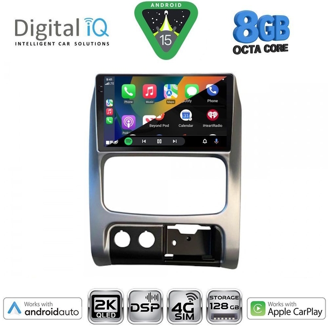 DIGITAL IQ BXF 11269_CPAA (9inc) MULTIMEDIA TABLET for JEEP CHEROKEE – LIBERTY mod. 2002-2007