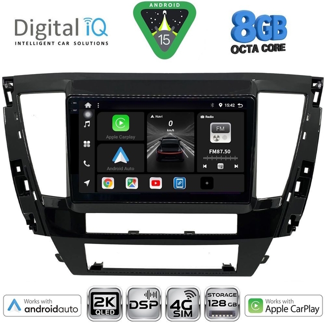 DIGITAL IQ BXF 11447S_CPAA (9inc) MULTIMEDIA TABLET for MITSUBISHI PAJERO SPORT mod. 2020-2026