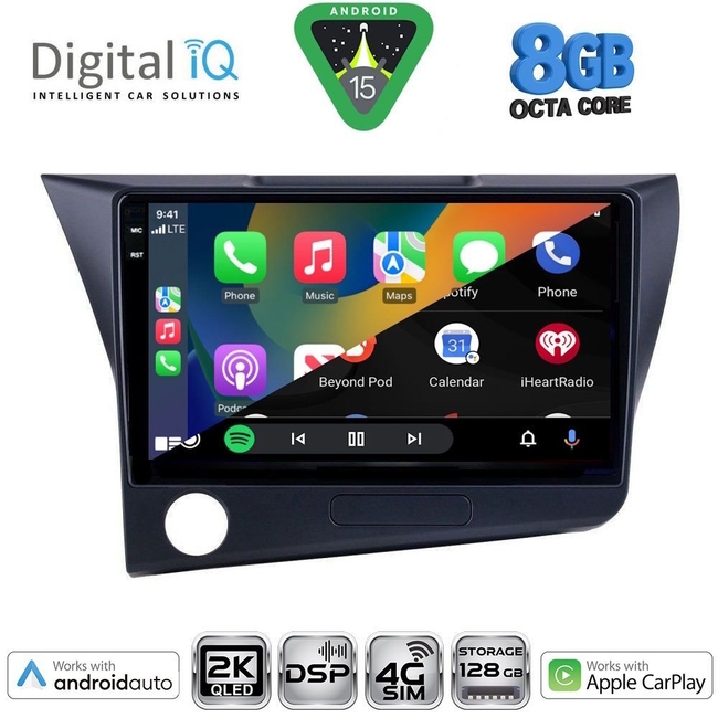 DIGITAL IQ BXF 11203_CPAA (9inc) MULTIMEDIA TABLET for HONDA CRZ mod. 2010-2016