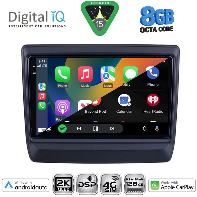 DIGITAL IQ BXF 11256_CPAA (9inc) MULTIMEDIA TABLET for ISUZU DMAX mod. 2020-2026