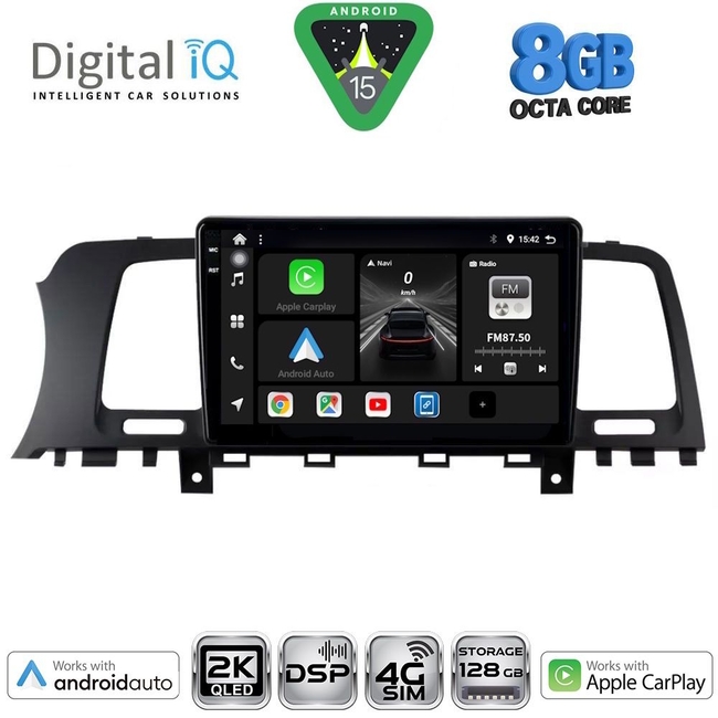 DIGITAL IQ BXF 11462_CPAA (9inc) MULTIMEDIA TABLET for NISSAN MURANO mod. 2007-2014