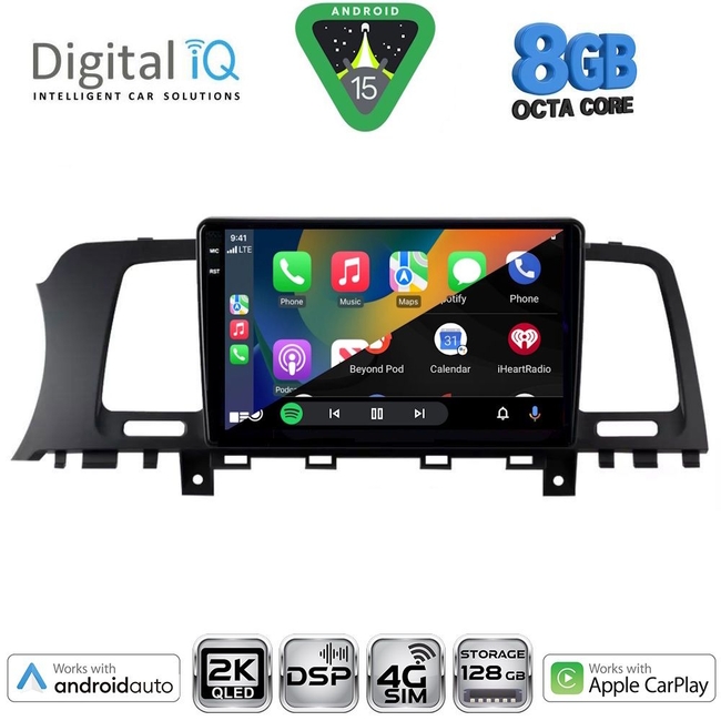 DIGITAL IQ BXF 11462_CPAA (9inc) MULTIMEDIA TABLET for NISSAN MURANO mod. 2007-2014