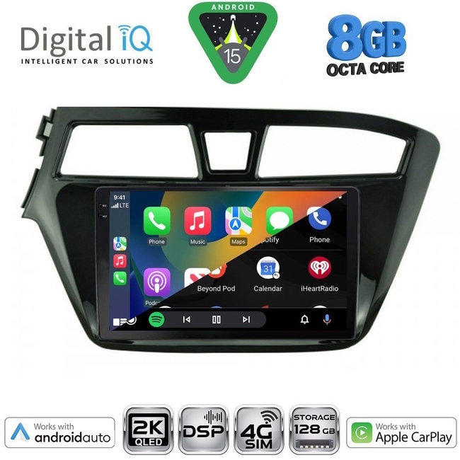 DIGITAL IQ BXF 11229_CPAA (9inc) MULTIMEDIA TABLET for HYUNDAI i20 mod. 2014-2018