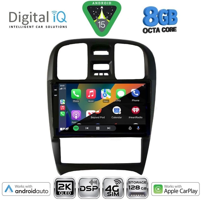 DIGITAL IQ BXF 11247_CPAA (9inc) MULTIMEDIA TABLET for HYUNDAI SONATA mod. 2000-2006