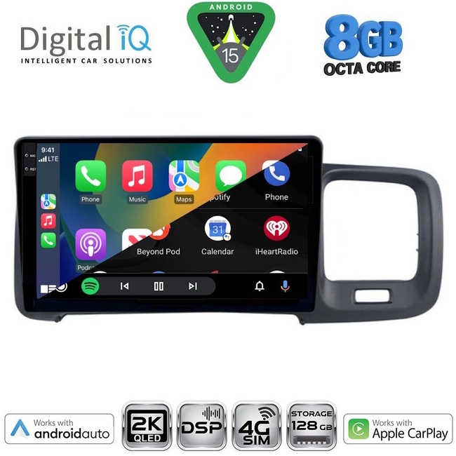 DIGITAL IQ BXF 11785_CPAA (9inc) MULTIMEDIA TABLET for VOLVO S60 mod. 2010-2018