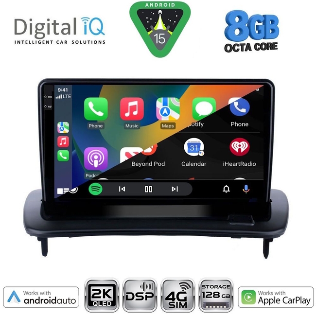 DIGITAL IQ BXF 11783_CPAA (9inc) MULTIMEDIA TABLET for VOLVO C30 - S40 mod. 2004-2013