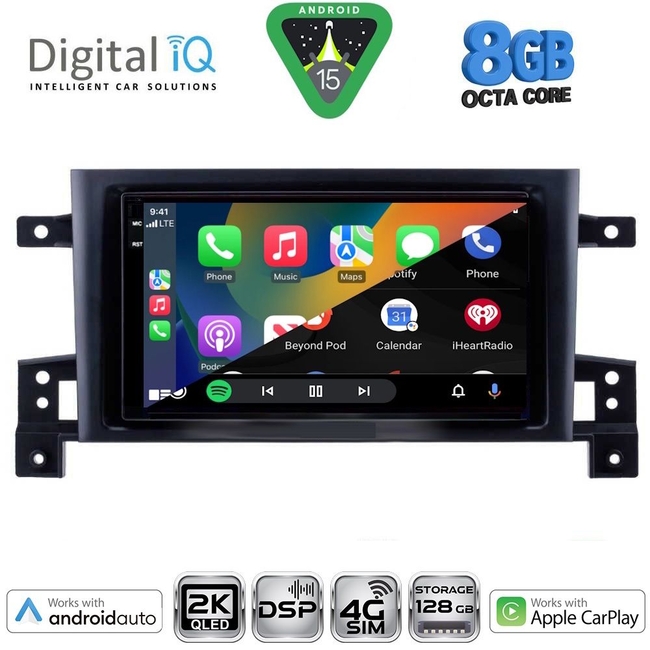 DIGITAL IQ BXF 11696_CPAA (9inc) MULTIMEDIA TABLET for SUZUKI GRAND VITARA mod. 2005-2015