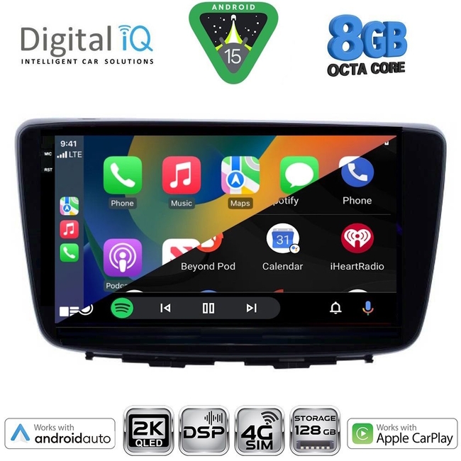 DIGITAL IQ BXF 11672_CPAA (9inc) MULTIMEDIA TABLET for SUZUKI BALENO mod. 2016-2022