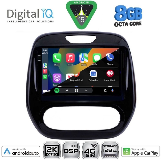 DIGITAL IQ BXF 11542_CPAA (9inc) MULTIMEDIA TABLET for RENAULT CAPTUR mod. 2013-2019