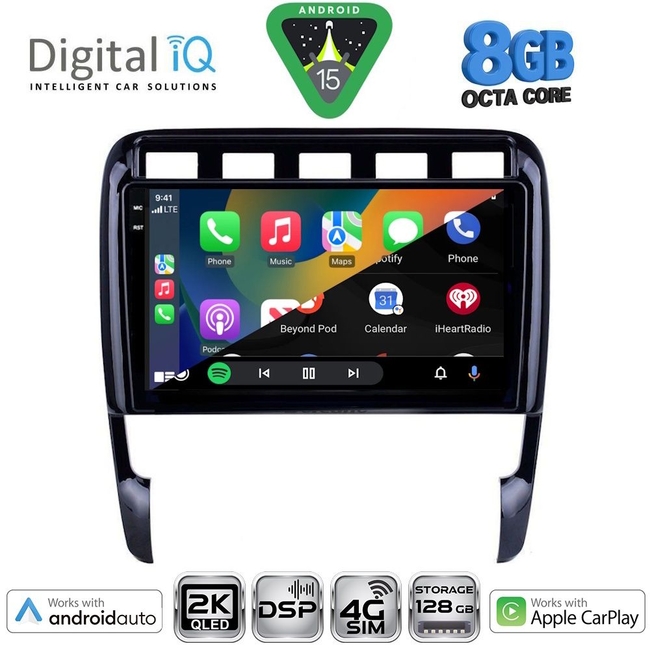 DIGITAL IQ BXF 11535_CPAA (9inc) MULTIMEDIA TABLET for PORSCHE CAYENNE mod. 2002-2011