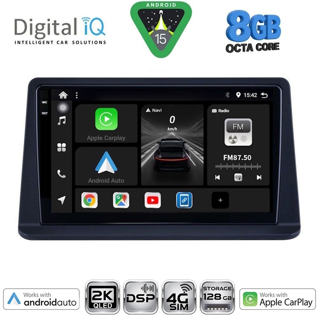DIGITAL IQ BXF 11445_CPAA (9inc) MULTIMEDIA TABLET for MITSUBISHI PAJERO mod. 1999-2006