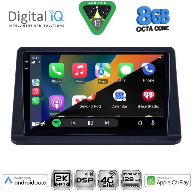 DIGITAL IQ BXF 11445_CPAA (9inc) MULTIMEDIA TABLET for MITSUBISHI PAJERO mod. 1999-2006