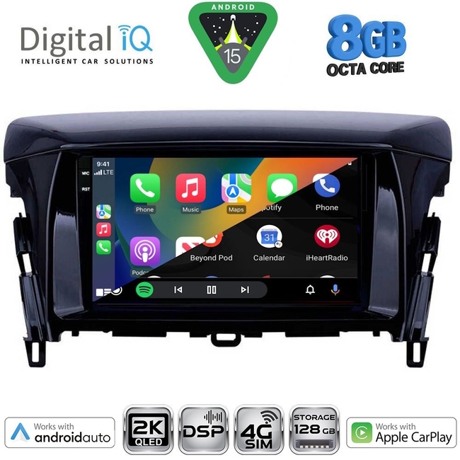 DIGITAL IQ BXF 11432_CPAA (9inc) MULTIMEDIA TABLET for MITSUBISHI ECLIPSE CROSS mod. 2018-2026