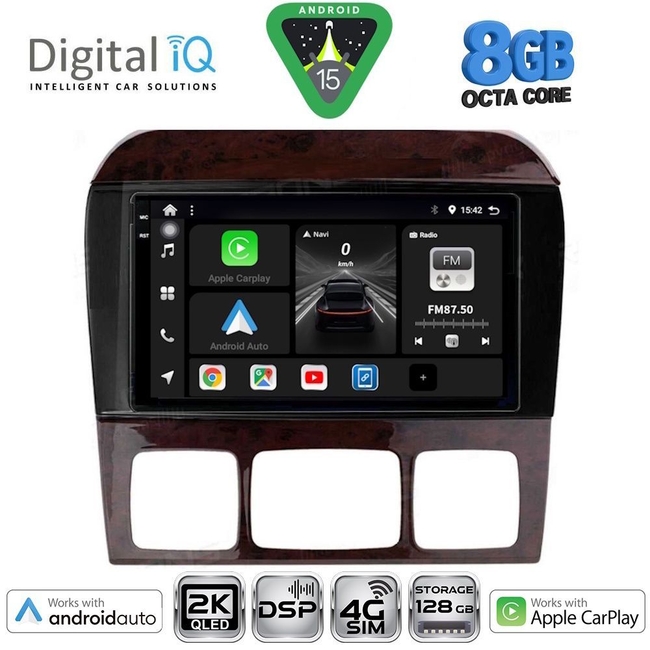 DIGITAL IQ BXF 11426_CPAA (9inc) MULTIMEDIA TABLET for MERCEDES  S  W220  mod. 1998-2005