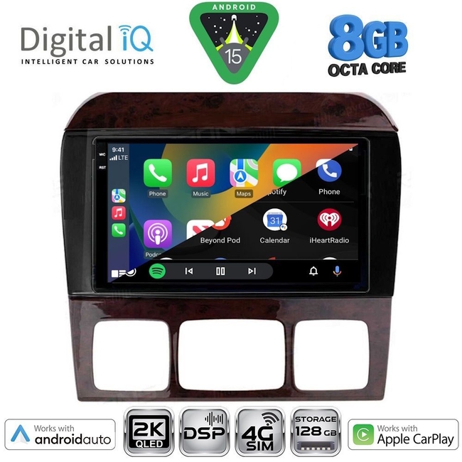 DIGITAL IQ BXF 11426_CPAA (9inc) MULTIMEDIA TABLET for MERCEDES  S  W220  mod. 1998-2005