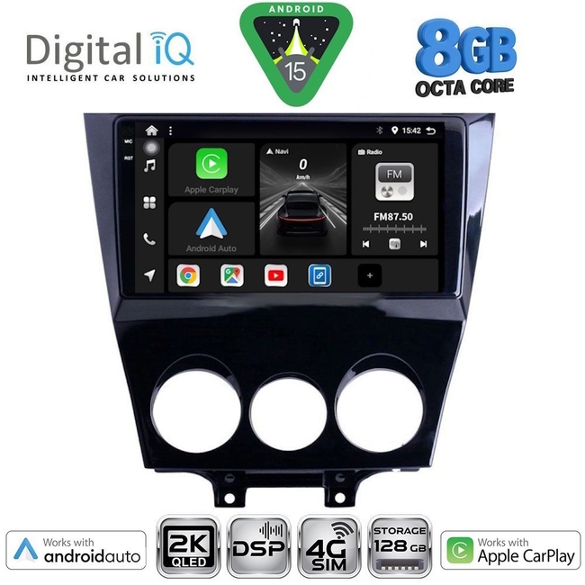 DIGITAL IQ BXF 11395_CPAA (9inc) MULTIMEDIA TABLET for MAZDA RX8 mod. 2008-2014