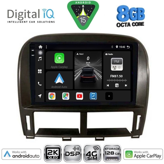 DIGITAL IQ BXF 11343_CPAA (9inc) MULTIMEDIA TABLET for LEXUS LS 430 – XF 430 mod. 2000-2006