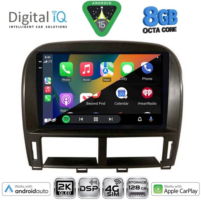 DIGITAL IQ BXF 11343_CPAA (9inc) MULTIMEDIA TABLET for LEXUS LS 430 – XF 430 mod. 2000-2006
