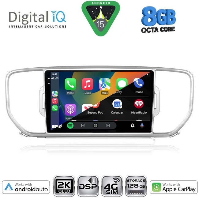 DIGITAL IQ BXF 11326_CPAA (9inc) MULTIMEDIA TABLET for KIA SPORTAGE mod. 2015-2018