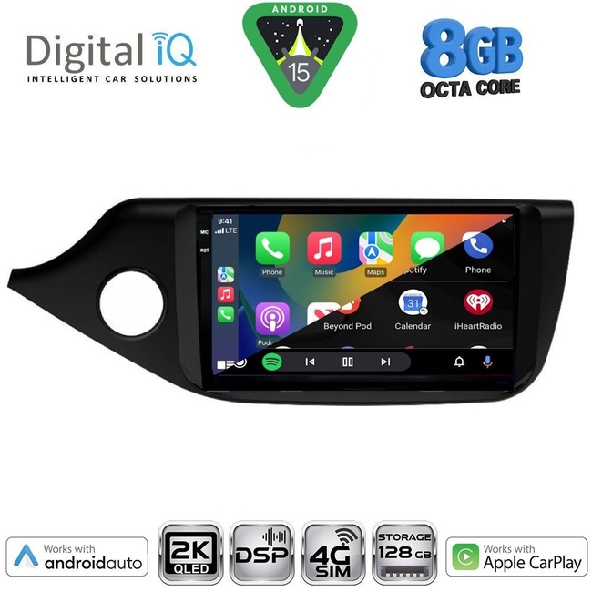 DIGITAL IQ BXF 11302_CPAA (9inc) MULTIMEDIA TABLET for KIA CEED  mod. 2012-2018