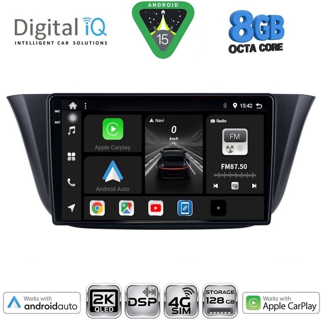 DIGITAL IQ BXF 11265_CPAA (9inc) MULTIMEDIA TABLET for IVECO DAILY mod. 2014-2023