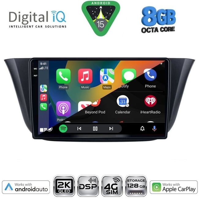 DIGITAL IQ BXF 11265_CPAA (9inc) MULTIMEDIA TABLET for IVECO DAILY mod. 2014-2023