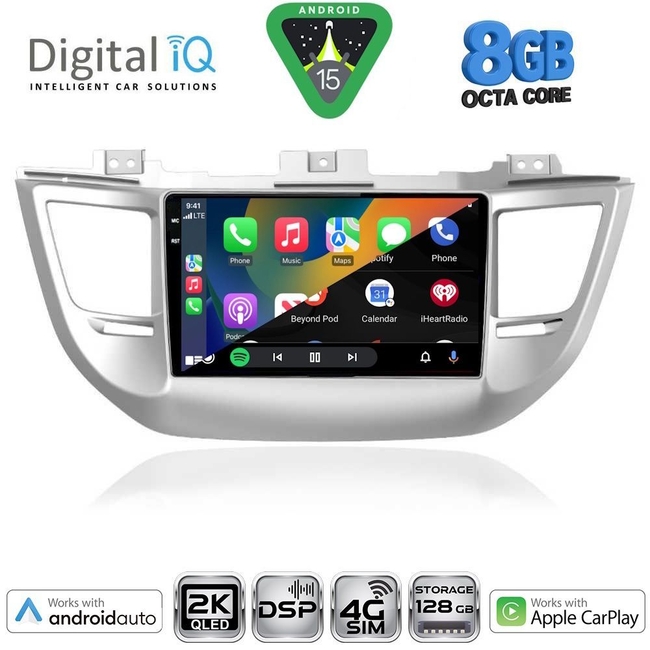 DIGITAL IQ BXF 11243_CPAA (9inc) MULTIMEDIA TABLET for HYUNDAI TUCSON  mod. 2015-2019