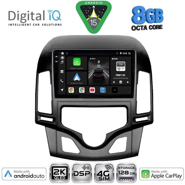 DIGITAL IQ BXF 11231_CPAA CLIMA (9inc) MULTIMEDIA TABLET for HYUNDAI i30 mod. 2007-2012