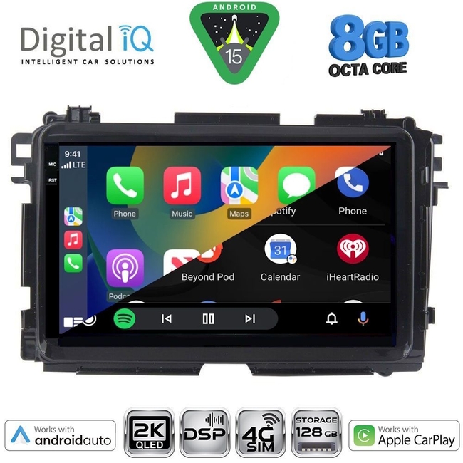 DIGITAL IQ BXF 11201_CPAA (9inc) MULTIMEDIA TABLET for HONDA HRV mod. 2015-2021