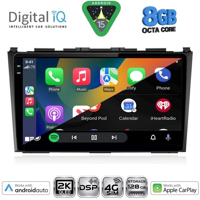 DIGITAL IQ BXF 11197_CPAA (9inc) MULTIMEDIA TABLET for HONDA CRV mod. 2006-2012